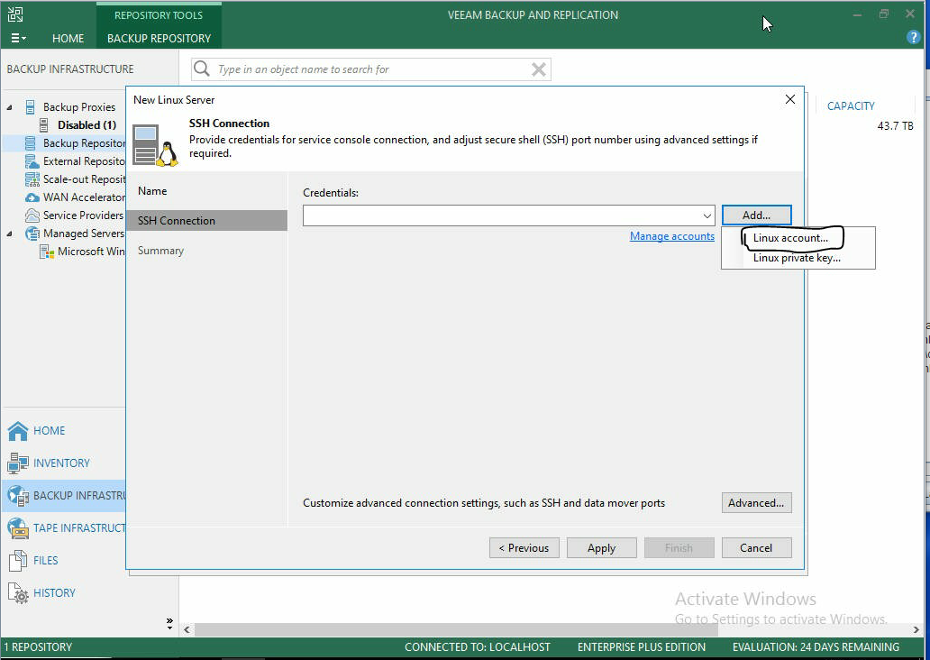 Обновить локальный репозиторий. Veeam Backup unable to connect to the Remote Server no connection could be made because the target Machines.